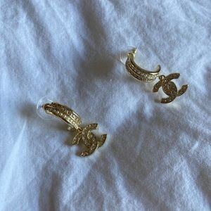 Repurposed Chanel earrings
